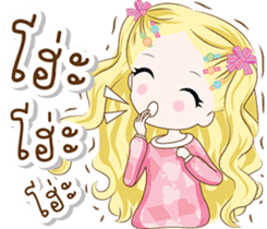 Lilly cute little girl sticker #8235758