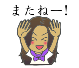 5 funny & cute girls Vol.2 sticker #8236059