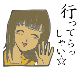 5 funny & cute girls Vol.2 sticker #8236076