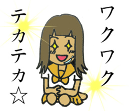 5 funny & cute girls Vol.2 sticker #8236079