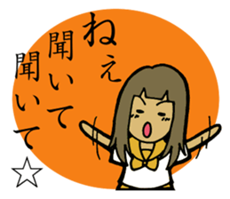 5 funny & cute girls Vol.2 sticker #8236082