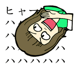 5 funny & cute girls Vol.2 sticker #8236088