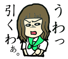 5 funny & cute girls Vol.2 sticker #8236089