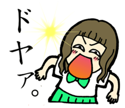 5 funny & cute girls Vol.2 sticker #8236090