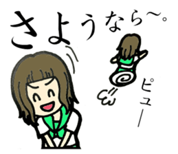 5 funny & cute girls Vol.2 sticker #8236091