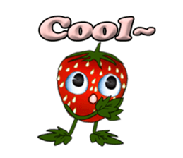 Q strawberry sticker #8236127