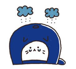 Nyanko living in hat sticker #8236148