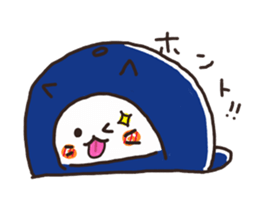 Nyanko living in hat sticker #8236153