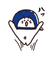 Nyanko living in hat sticker #8236161