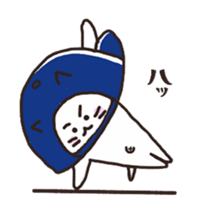 Nyanko living in hat sticker #8236163
