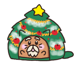 Nyanko living in hat sticker #8236170