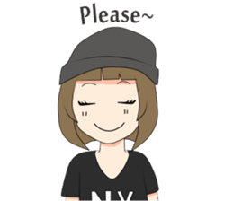 Short Couple Problem (Cycy Ver.) sticker #8236223