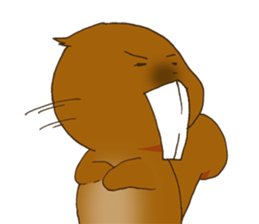 The overbite squirrel sticker #8236536