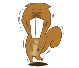 The overbite squirrel sticker #8236537