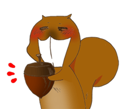 The overbite squirrel sticker #8236538