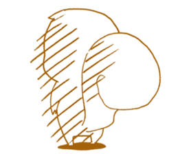 The overbite squirrel sticker #8236547