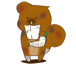 The overbite squirrel sticker #8236555