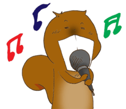 The overbite squirrel sticker #8236561