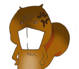 The overbite squirrel sticker #8236565