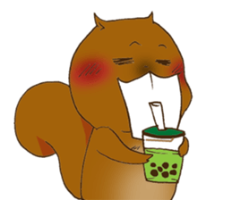 The overbite squirrel sticker #8236566