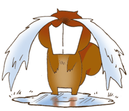 The overbite squirrel sticker #8236568