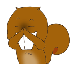 The overbite squirrel sticker #8236569