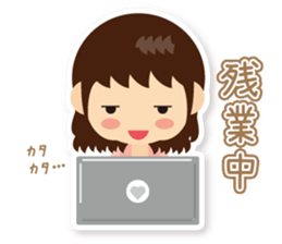 Working women of stickers sticker #8236742