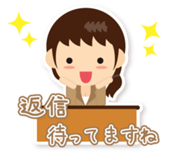 Working women of stickers sticker #8236747