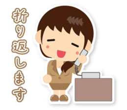 Working women of stickers sticker #8236748