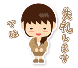 Working women of stickers sticker #8236761