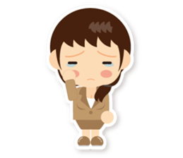 Working women of stickers sticker #8236766