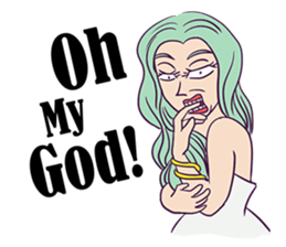 The Mad Model sticker #8236936