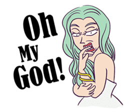 The Mad Model sticker #8236936