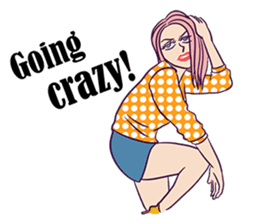 The Mad Model sticker #8236964