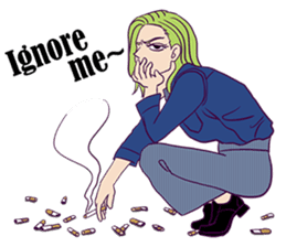 The Mad Model sticker #8236965