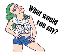 The Mad Model sticker #8236970