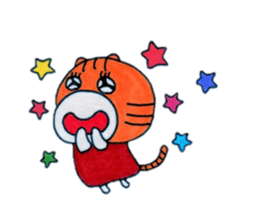 Ponta of dog and Mie of cat sticker #8237303