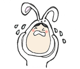 The Rabbit Girl & the Turtle sticker #8237507