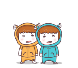 Two Kid Little Boy Ver. Eng sticker #8237607