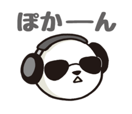 Panda (serious) sticker #8237829