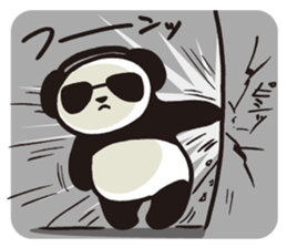 Panda (serious) sticker #8237833