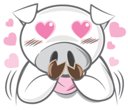 Lucky pig sticker #8237854