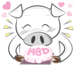 Lucky pig sticker #8237891