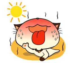 Wichienmas, Happy Siamese Cat. sticker #8238164