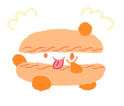 Cutie macaroon cake sticker #8238991