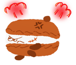 Cutie macaroon cake sticker #8238994