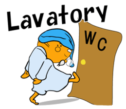 Nice life 's Orange grandfather<E> sticker #8239093