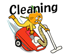 Nice life 's Orange grandfather<E> sticker #8239101