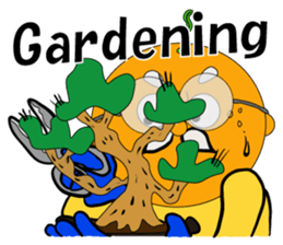 Nice life 's Orange grandfather<E> sticker #8239103