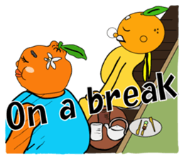 Nice life 's Orange grandfather<E> sticker #8239108